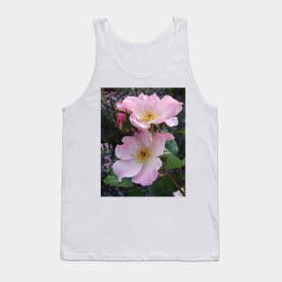 Pink Rose Flower Photo Tank Top